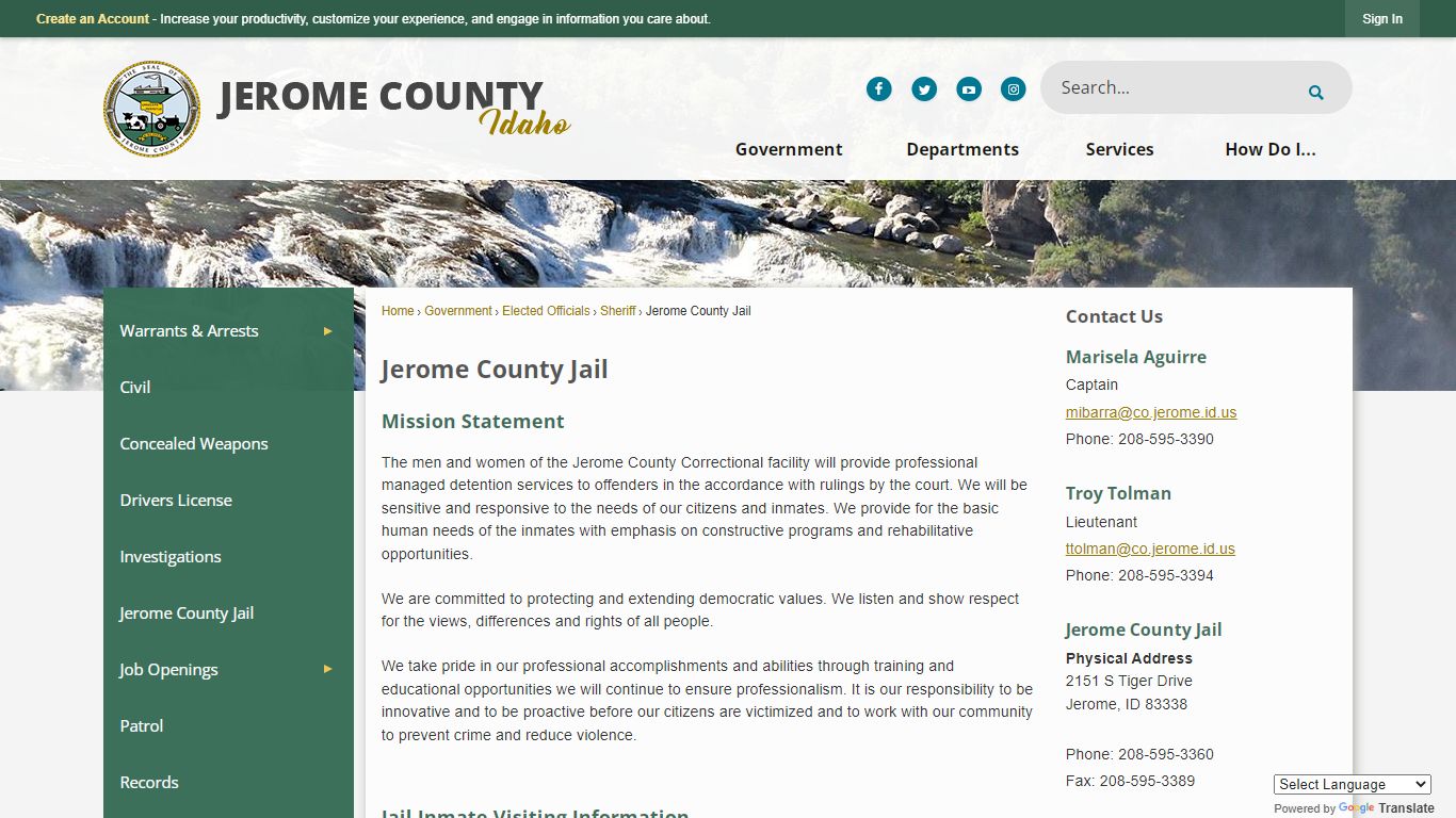 Jerome County Jail | Jerome County, ID